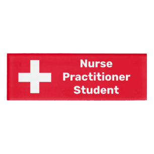 Nurse Practitioner Student Personalised  Name Tag