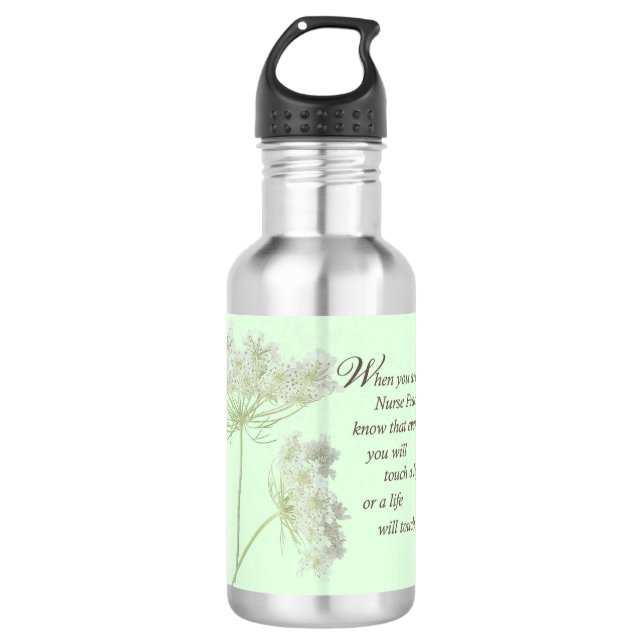 Nurse Practitioner Touch Lives Wildflower 532 Ml Water Bottle (Front)