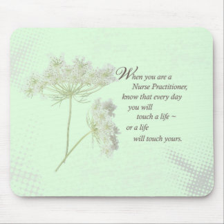 Nurse Practitioner Touch Lives Wildflower Mouse Mat