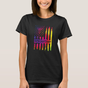 Nurse Practitioner Us Flag Np Nurse Practitioners T-Shirt