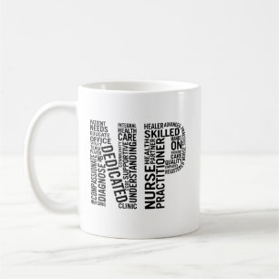 Nurse Practitioner Word Art NP Coffee Mug