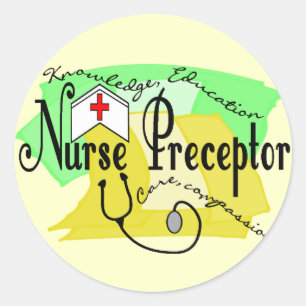 Nurse Preceptor Classic Round Sticker