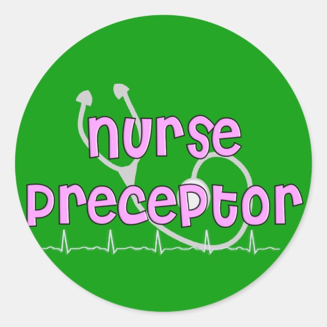 Nurse Preceptor Gifts Classic Round Sticker (Front)