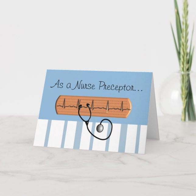 Nurse Preceptor Thank You Card (Front)