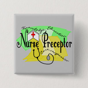 Nurse Preceptor Thank you Gifts 15 Cm Square Badge
