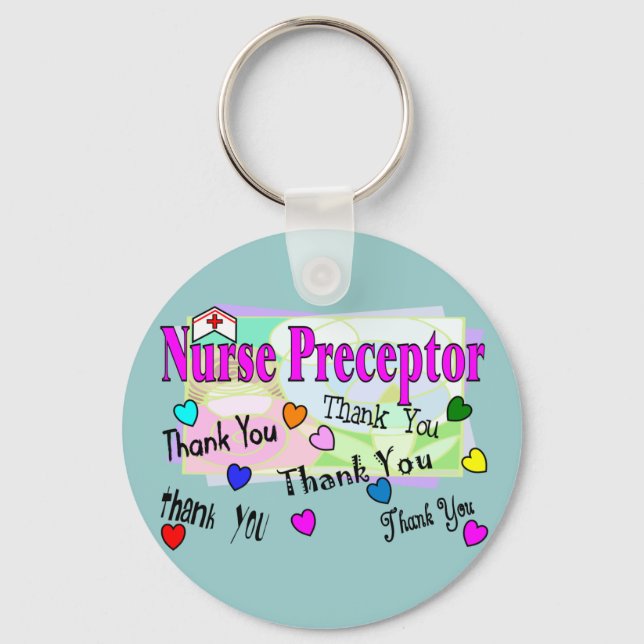 Nurse Preceptor THANK YOU Key Ring (Front)