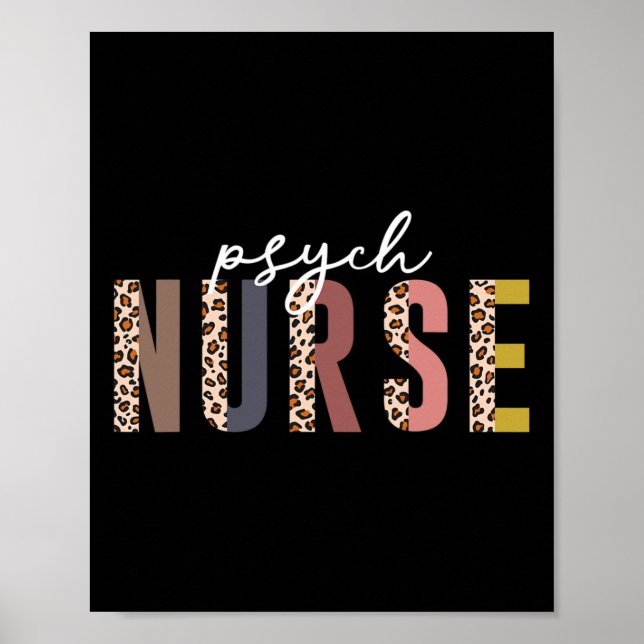 Nurse Psychiatric Nurse Week Rn Mental Health Nurs Poster (Front)