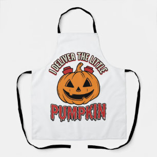 Nurse Pumpkin Halloween Delivery Shirt Design_1 Apron