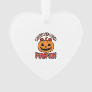 Nurse Pumpkin Halloween Delivery Shirt Design_1 Ornament