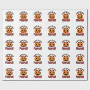 Nurse Pumpkin Halloween Delivery Shirt Design_1 Wrapping Paper