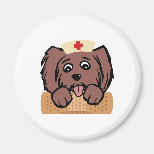 Nurse Pup Magnet (Front)