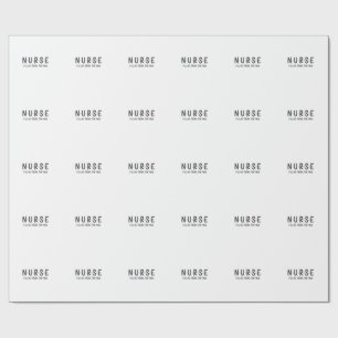 Nurse Quote Shirt Design Vector Graphic_1 Wrapping Paper