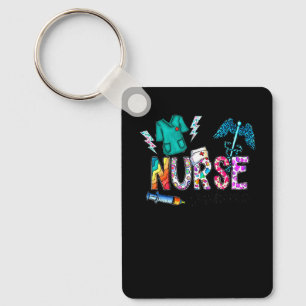 Nurse Registered Nursing Leopard Pride Nicu Nurse Key Ring
