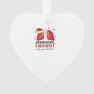 Nurse Respiratory Therapist Christmas, Lung Christ Ornament