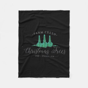 Nurse respiratory therapist christmas rt xmas tree fleece blanket
