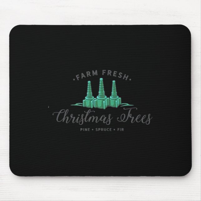 Nurse respiratory therapist christmas rt xmas tree mouse mat (Front)