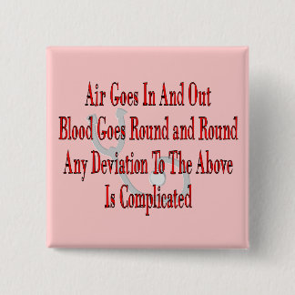 Nurse/Respiratory Therapist Gifts 15 Cm Square Badge