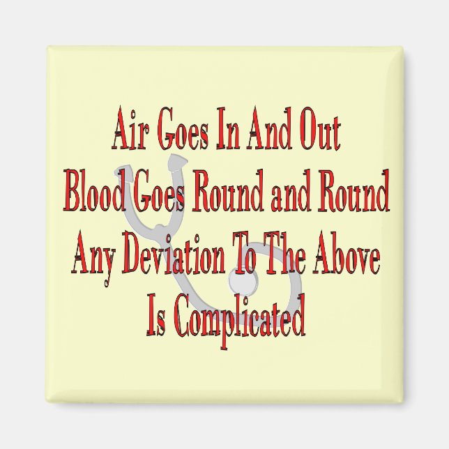 Nurse/Respiratory Therapist Gifts Magnet (Front)