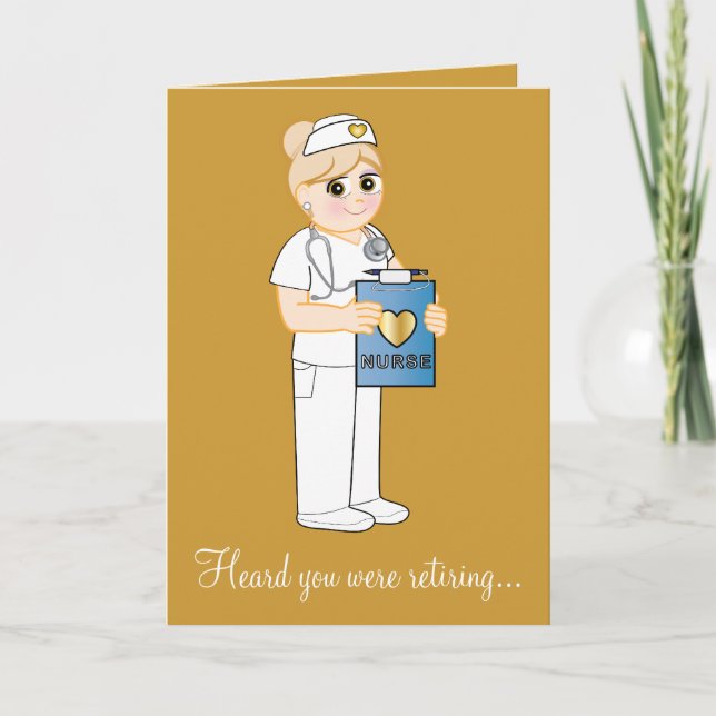 Nurse Retirement Card (Front)