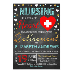 Nurse Retirement Invitations 7