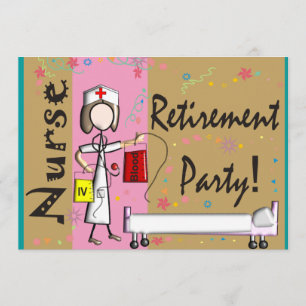 Nurse Retirement Party Invitations