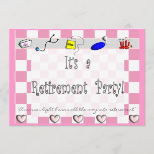 NURSE Retirement Party Invitations