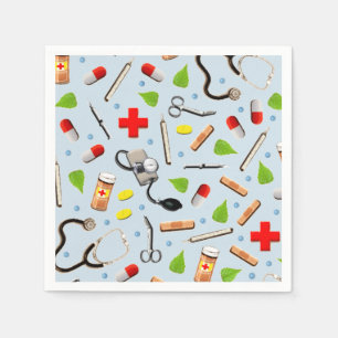 Nurse Retirement Party Napkin