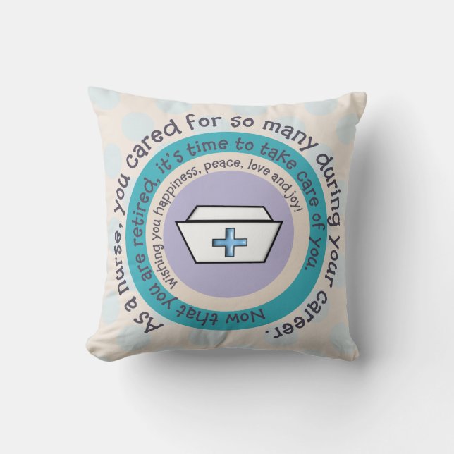 Nurse Retirement Pillow (Front)
