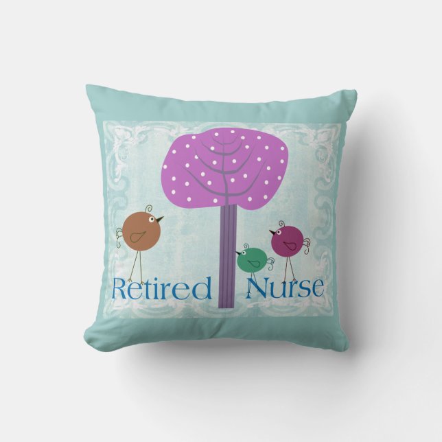 Nurse Retirement Pillow (Front)