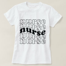 Nurse - Retro Font Style (Black & White)