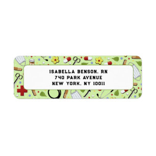 Nurse return-address label