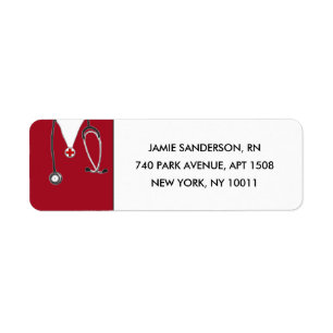 Nurse Return Address Labels