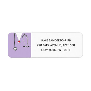 Nurse Return Address Labels