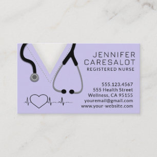 Nurse RN, LVN, LPN, Caretaker Business Card