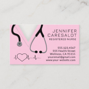 Nurse RN, LVN, LPN, Caretaker Business Card