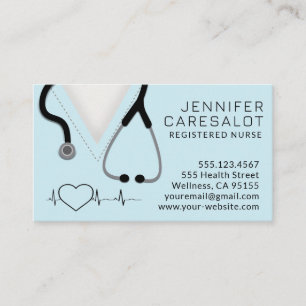 Nurse RN, LVN, LPN, Caretaker Business Card