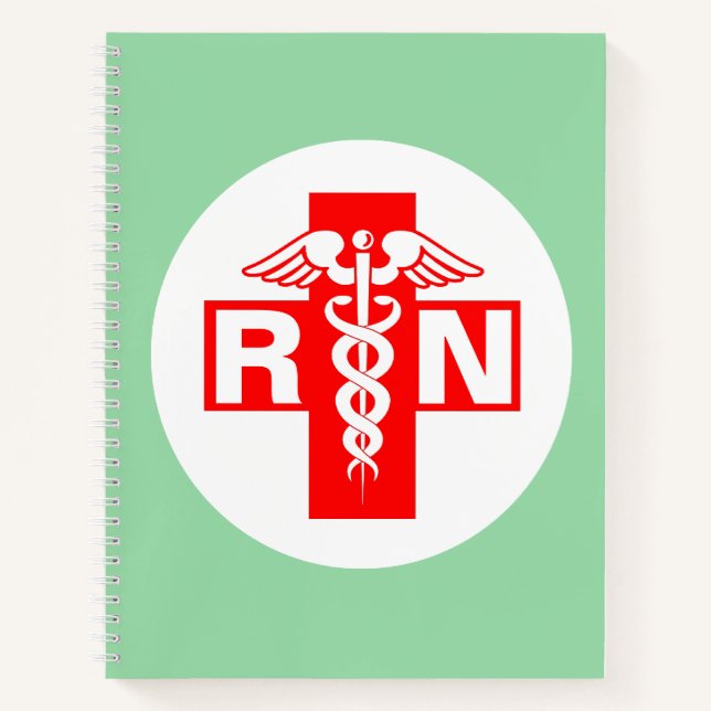 Nurse RN or Initials Notebook (Front)