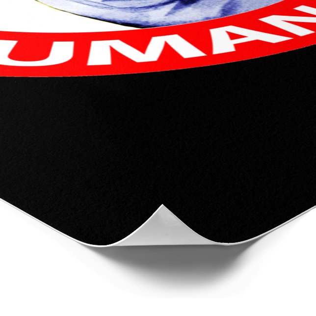 Nurse "Rosie" says "Healthcare is a Human Right!" Poster (Corner)