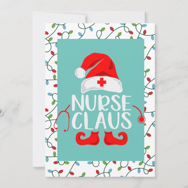 Nurse Santa Claus  Christmas Holiday (Front)