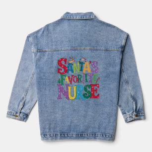 - Nurse - Santa Denim Jacket