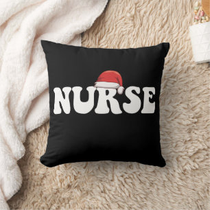 Nurse Santa Hat Christmas Nursing Cushion