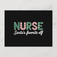 Nurse Santa's Favourite Elf Life Nurse Day Gifts