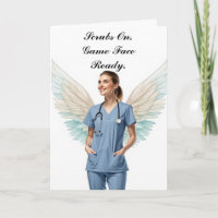 Nurse Scrubs On Card
