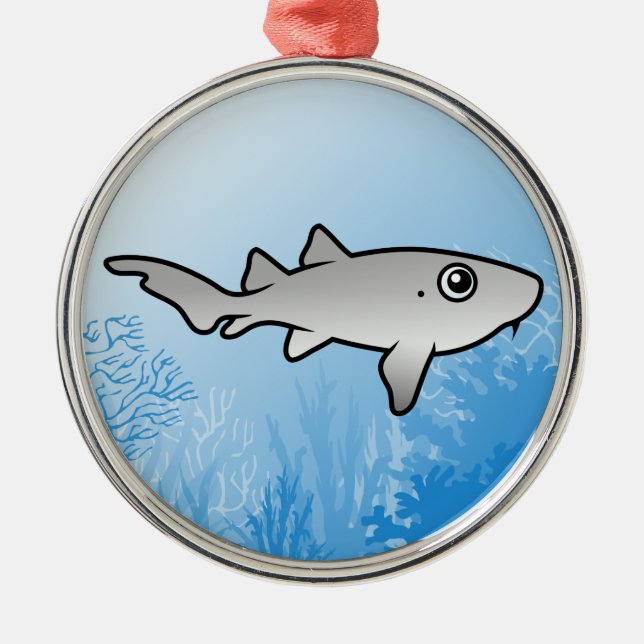 Nurse Shark Metal Tree Decoration (Front)