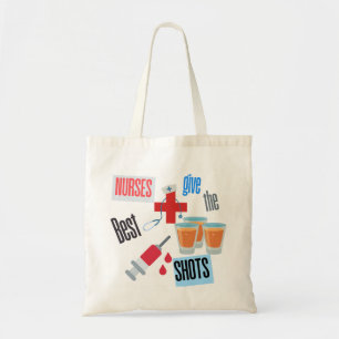 Nurse Shot Funny Tote