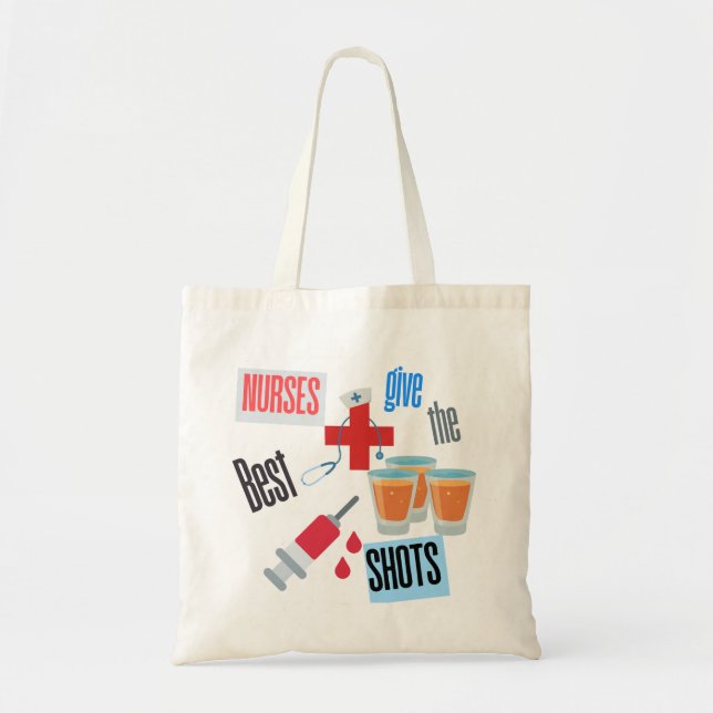 Nurse Shot Funny Tote (Front)