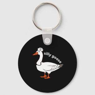 Nurse Silly Goose Cute Easter Bunny Easter Day Key Ring