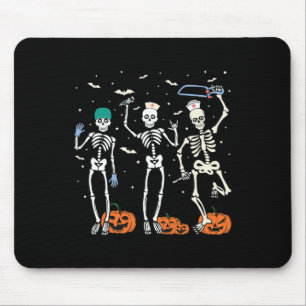 Nurse Skeleton Halloween Healthcare 1 Mouse Mat