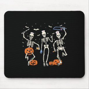 Nurse Skeleton Halloween Healthcare 2 Mouse Mat