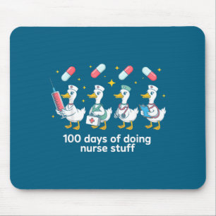 Nurse Skeleton New Year Crew 2026 Funny Er Icu Par Mouse Mat